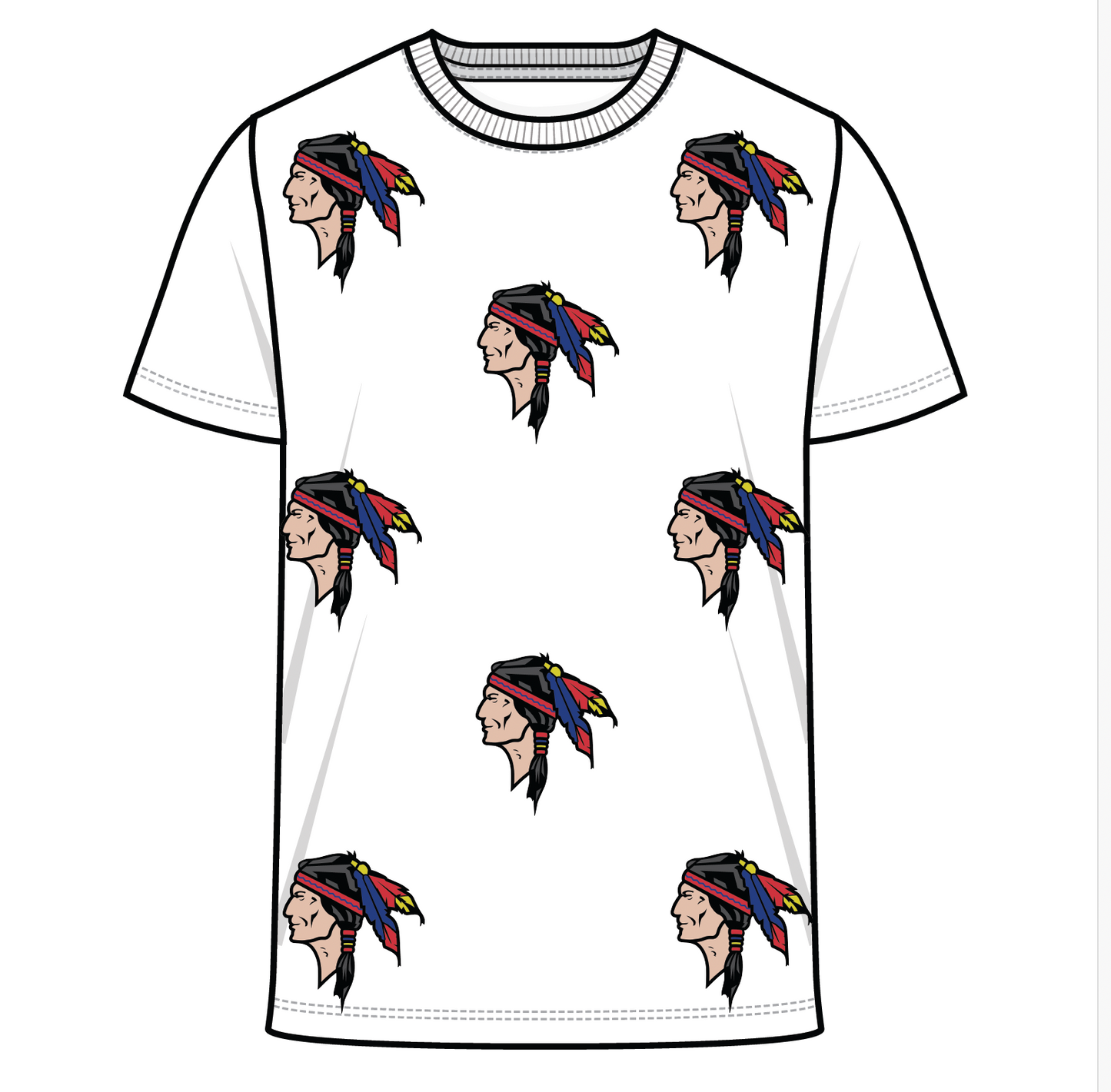 Sequin Apache ADULT Shirt by Mallory Patterson Design